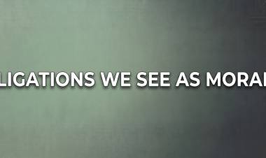 Obligations We See As Morality
