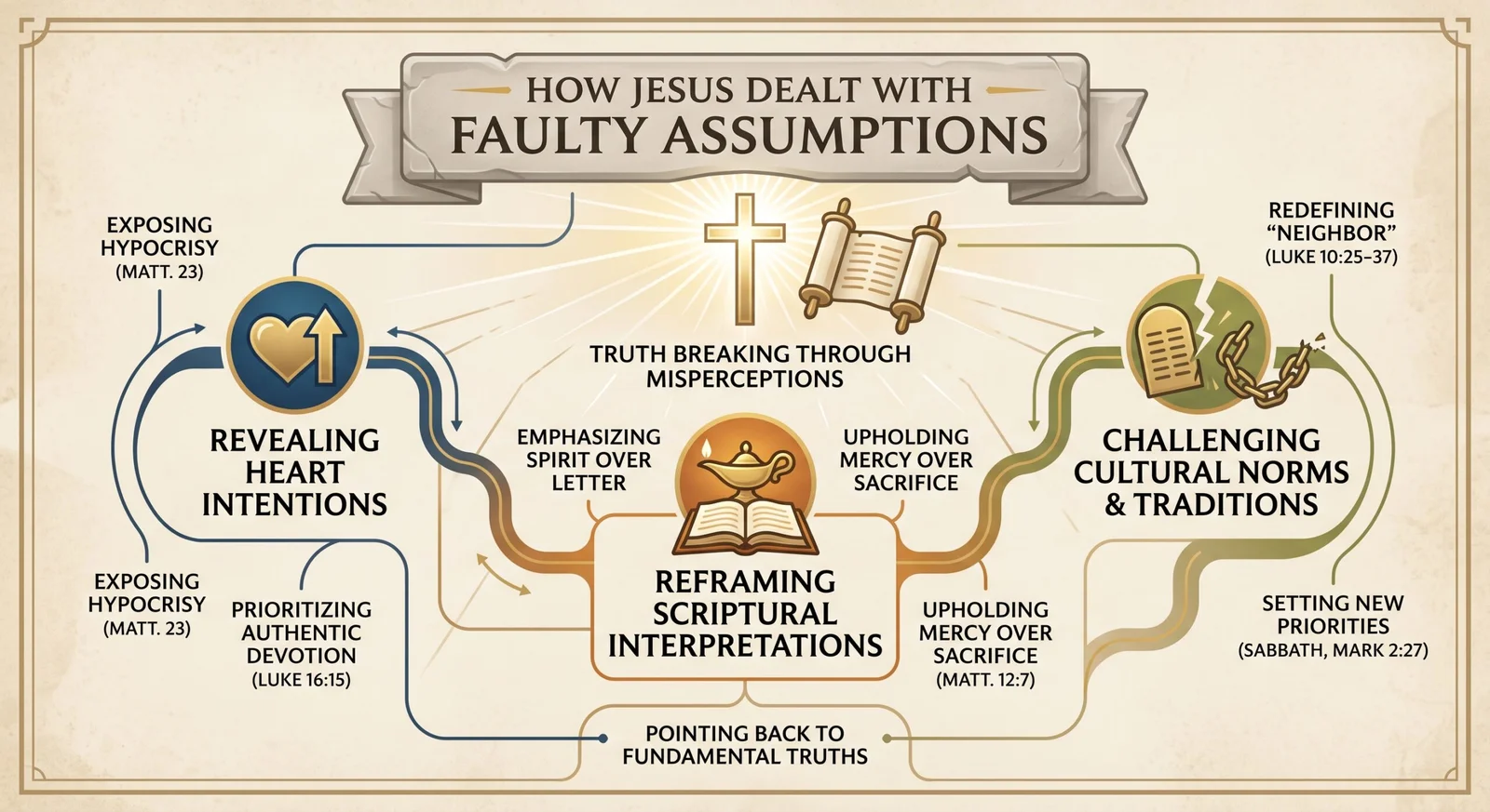 How Jesus Dealt With Faulty Assumptions