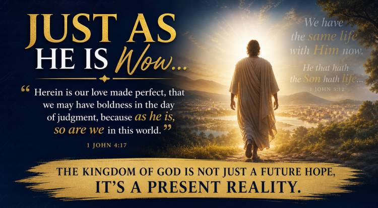 Just As He Is Now...