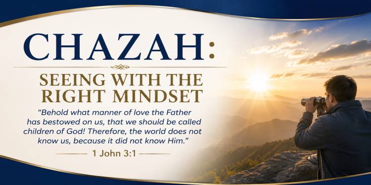 Chazah: Seeing With The Right Mindset