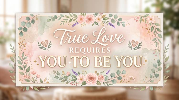 True Love Requires You To Be You