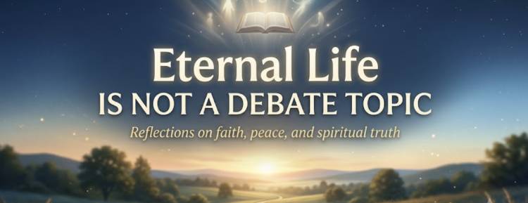 Eternal Life Is Not A Debate Topic