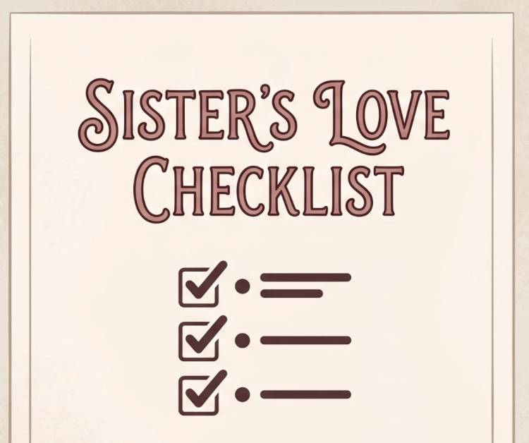 Sister’s Love Checklist